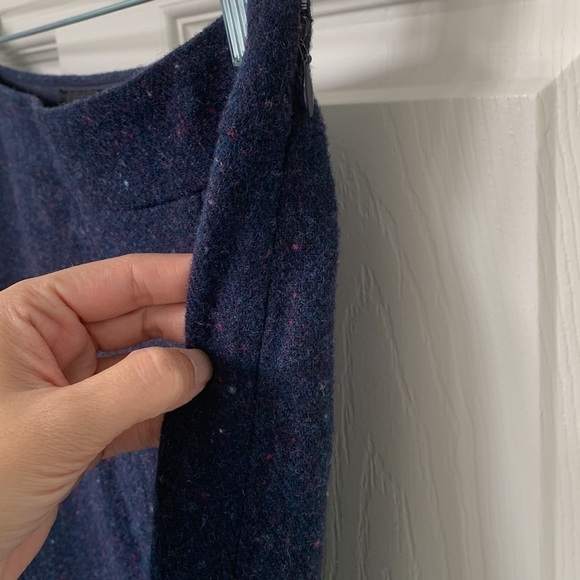 NWT Talbots 2P Navy Wool Skirt - Picture 5 of 11